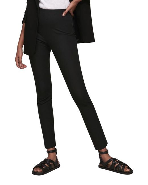 Whistles Black Super Stretch Trouser