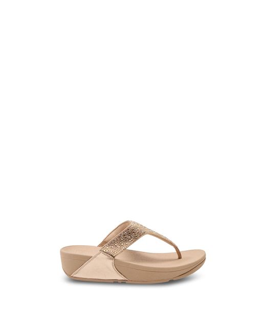 Fitflop Multicolor Lulu Crystal-Mix Toe-Post Sandals