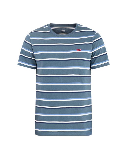 Levi's Blue Original Stripe T-Shirt for men