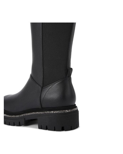 KG by Kurt Geiger Black Tiff High Leg