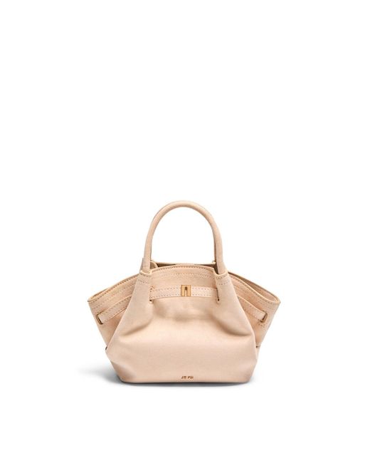 JW PEI Natural Hana Mini Faux Suede Tote Bag