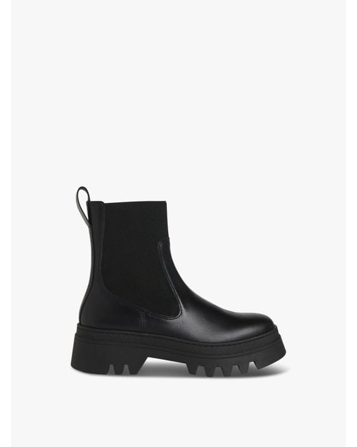Whistles Black Women's Hatton Chunky Chelsea Boot