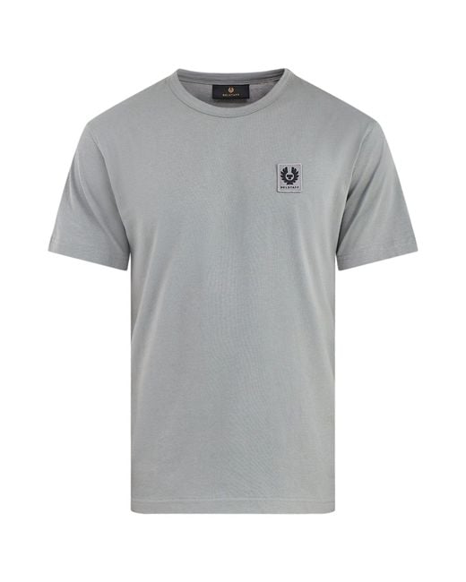 Belstaff Gray Logo T-Shirt for men