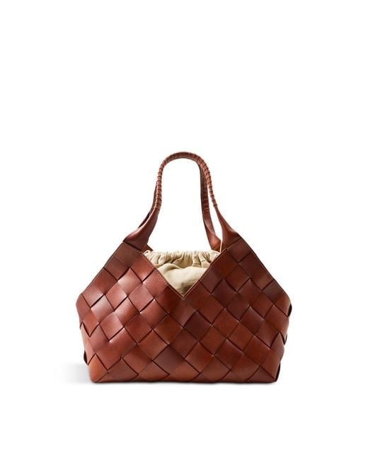 Dragon Diffusion Brown Castello Shoulder Tote Bag