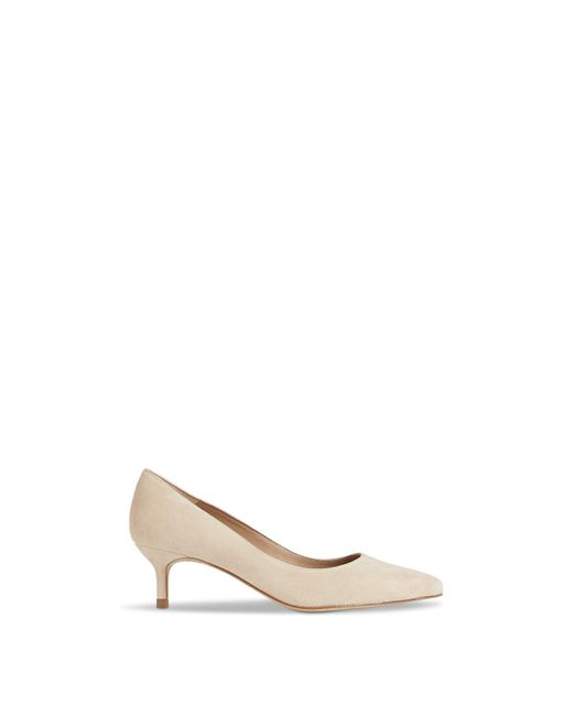 L.K.Bennett White Audrey Suede Courts