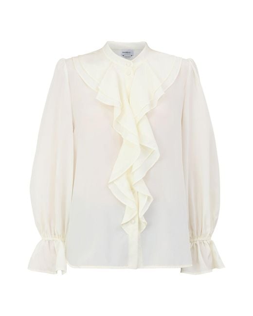 Marella White Caldaia Blouse