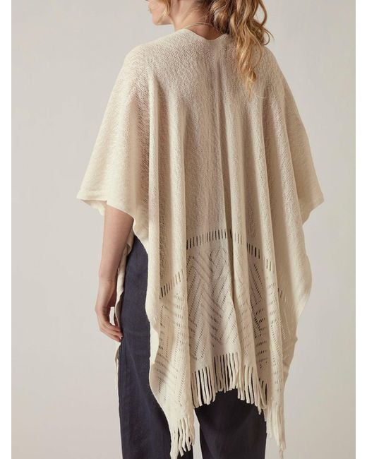 James Lakeland White Textured Knit Kaftan