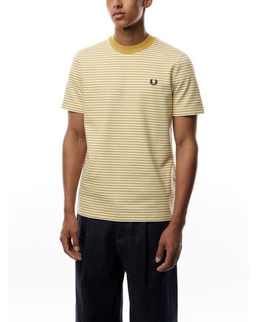 Fred Perry Multicolor Fine Stripe T-Shirt for men