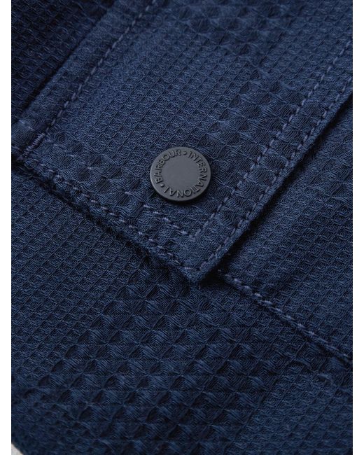 Barbour Blue Blackstreak Jacquard Shorts for men