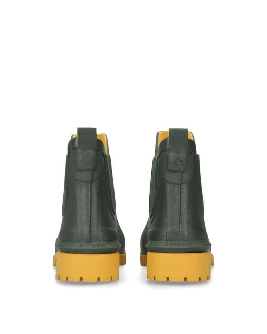 Barbour Green Wilton Wellington Boots