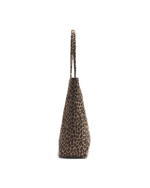 Marlon Multicolor Big Shopper Suede Animal Tote Bag