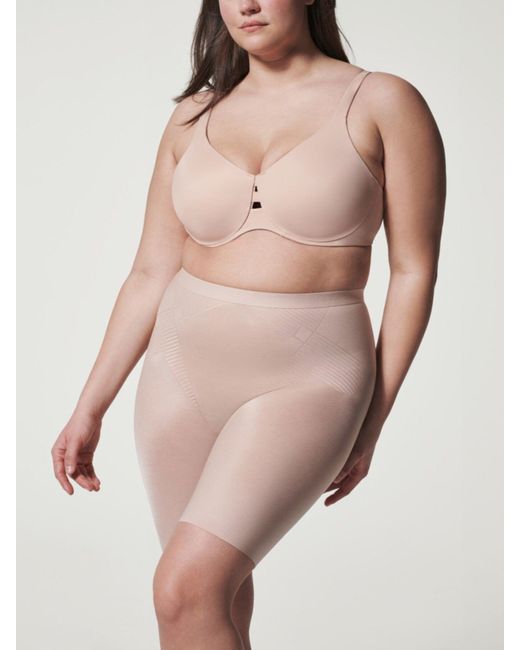 Spanx Natural Women's Thinstincts 2.0 Mid Thigh Short