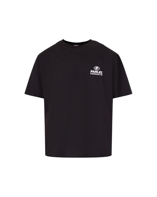 Parlez Black Craft Short Sleeves T-Shirt for men