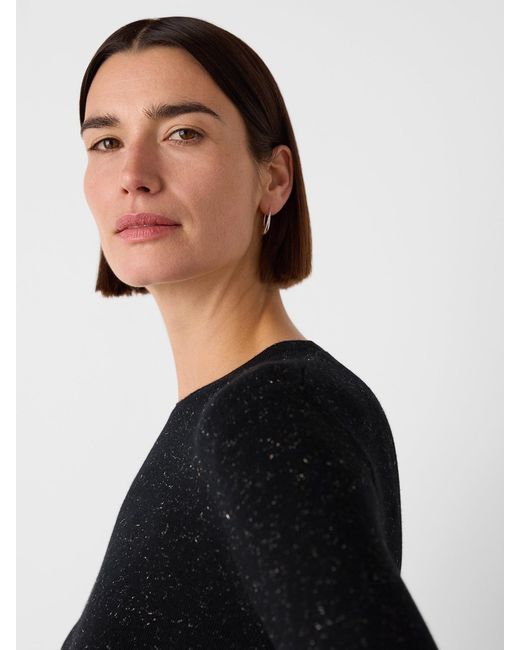 Whistles Black Women's Annie Sparkle Knit Dress