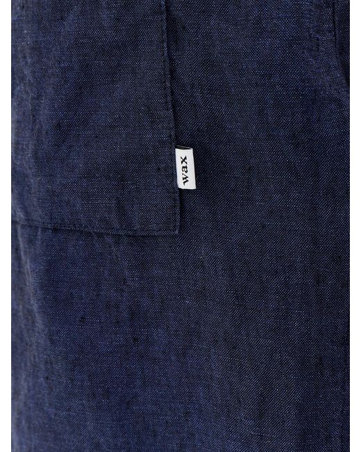 Wax London Blue Kurt Trousers for men