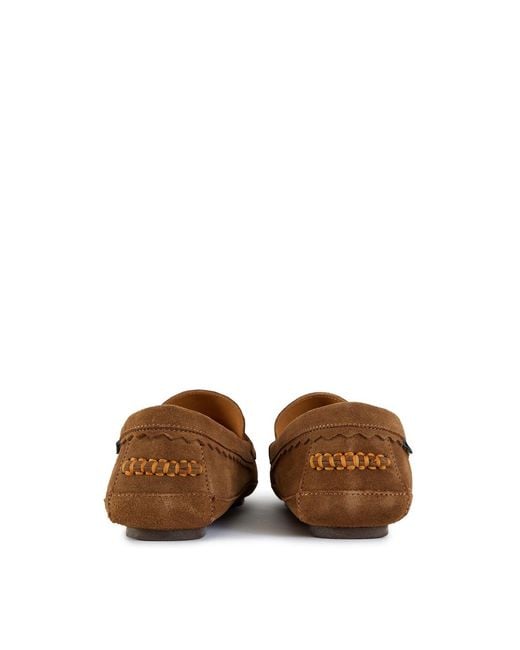 Paul Smith Brown Jenson Suede Driving Shoes for men