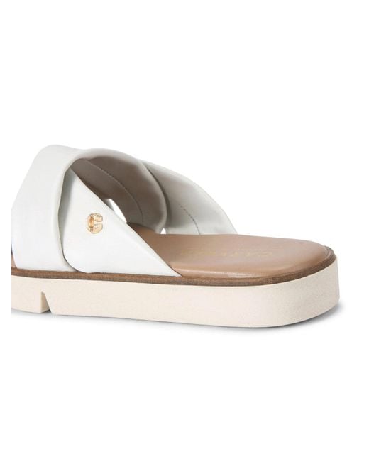 Carvela Kurt Geiger White Vita Cross Strap