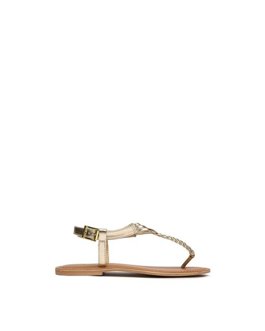 Sole White Dulce Thong Sandals