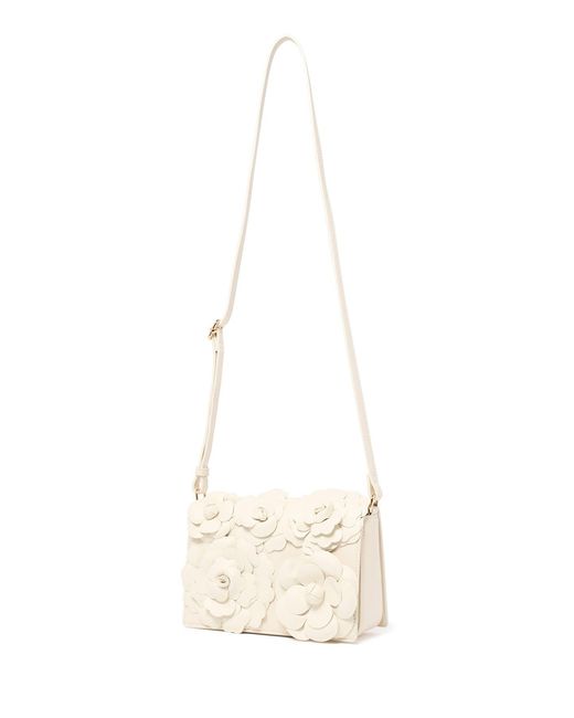 Forever New Natural Signature Belle Bloom Flower Crossbody Bag
