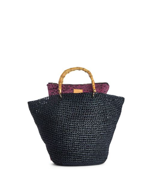 Chica Blue Women's Corolla Large Basket Bag
