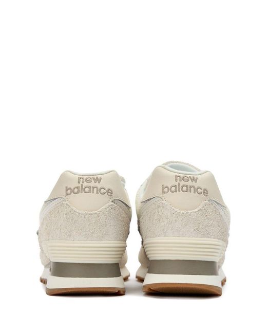 New Balance White 574 Trainers
