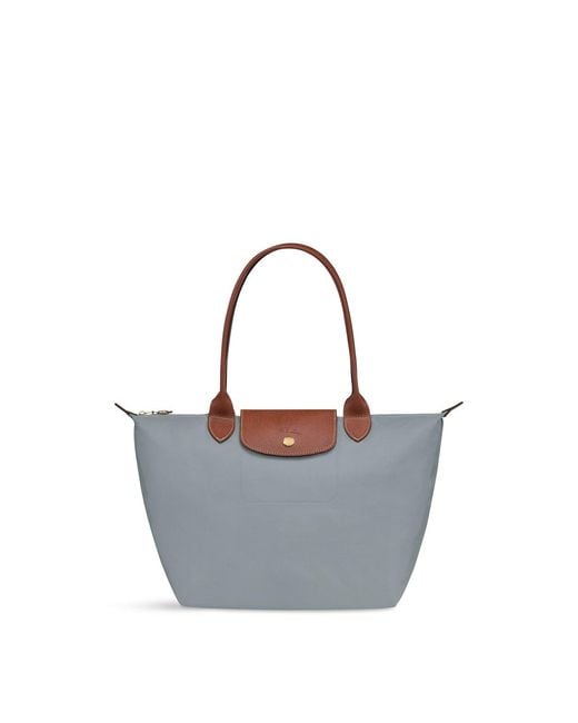 Longchamp Blue Le Pliage Original M Tote Bag