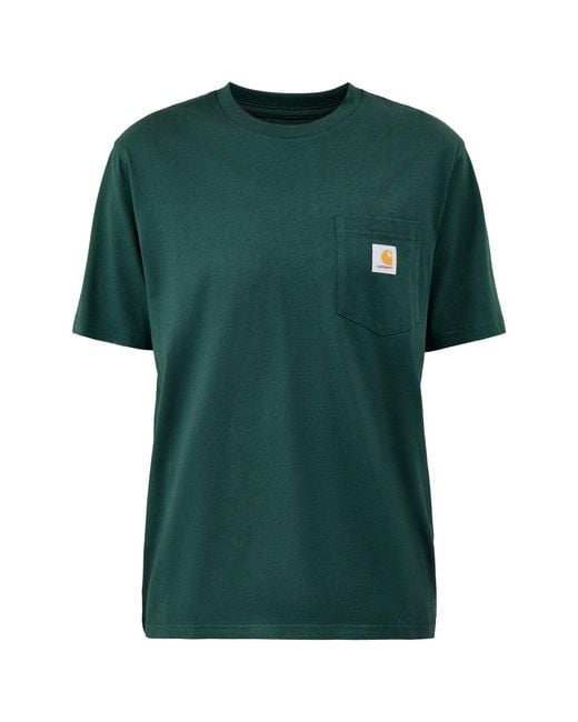 Carhartt Green Pocket T-Shirt for men