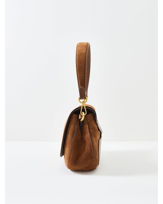 Gianni Chiarini Brown Helena Round Small Shoulder Bag
