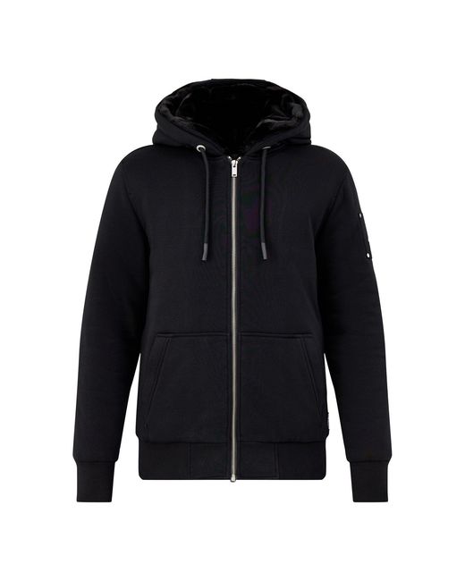 Moose Knuckles Blue Classic Bunny Hoodie for men