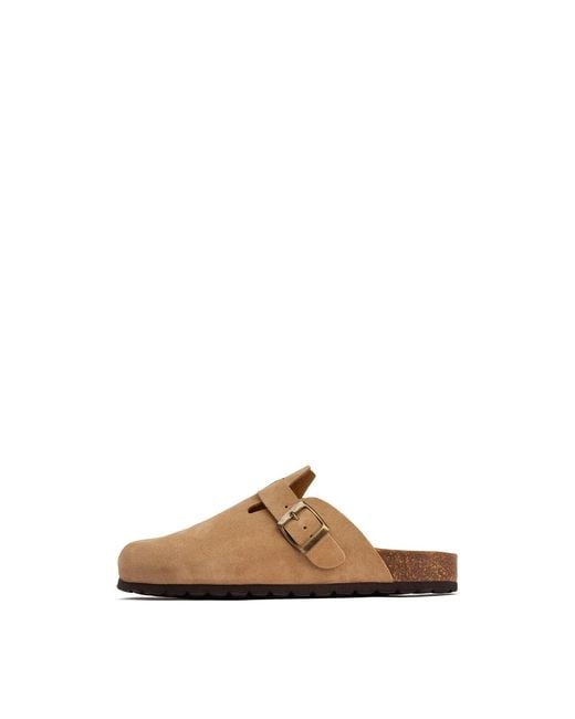 Sole Brown Nye Footbed Suede Mules for men