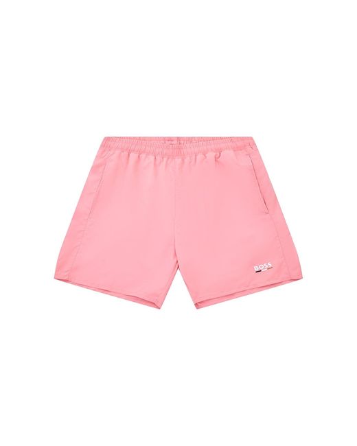 Boss Pink Swordfish Swim Shorts for men
