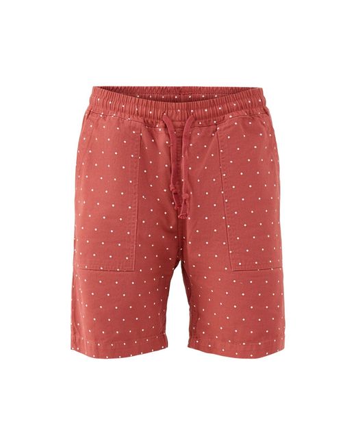 Service Works Red Polka Dot Chef Shorts for men