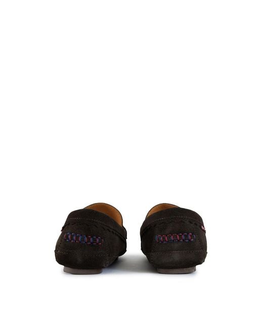 Paul Smith White Jenson Suede Driving Shoes for men