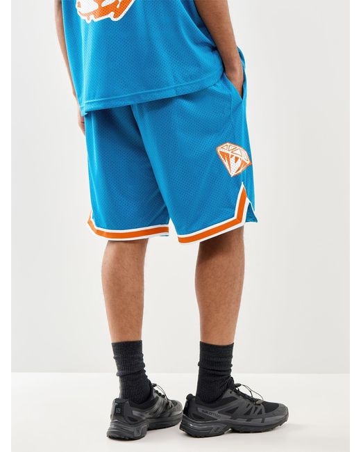 BBCICECREAM Blue Mesh Sports Shorts for men