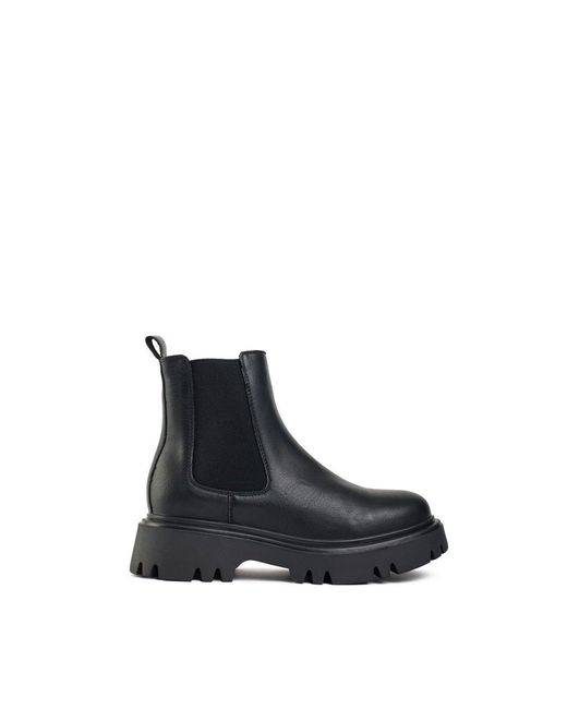 V.Gan Black Vegan Russ Chelsea Boots
