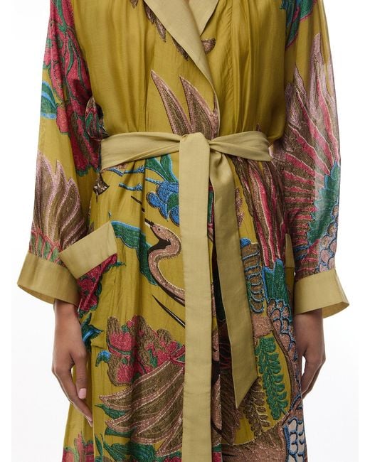 One Hundred Stars Green Crane Gown