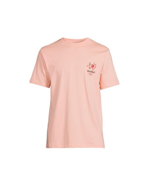 Boardies Pink Men's Wreaking Havoc Octopus T Shirt for men