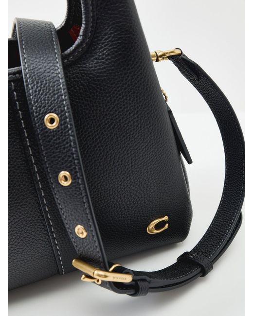 COACH Black Women's Lana Shoulder Bag 23
