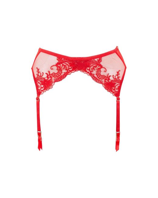 Bluebella Red Marseille Suspender