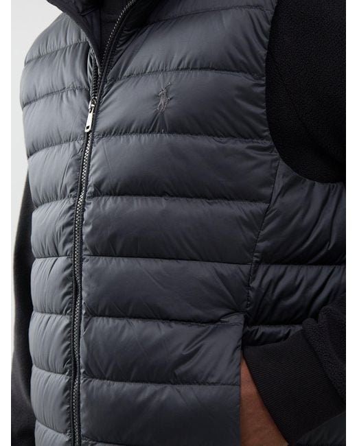 Polo Ralph Lauren Blue Lightweight Recycled Puffer Gilet for men