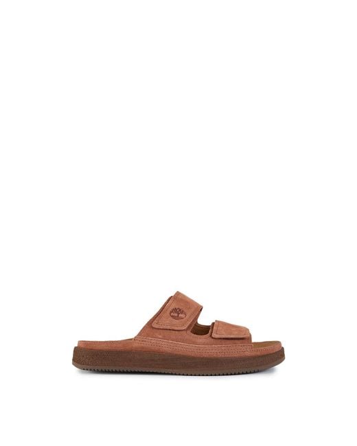 Birkenstock Brown Casco Cove Suede Sandals for men