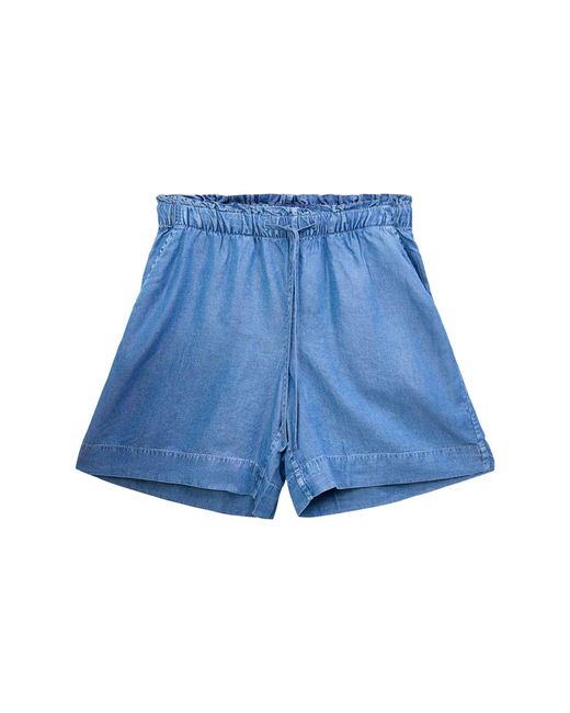 SELECTED Blue Elasticated Waist Shorts