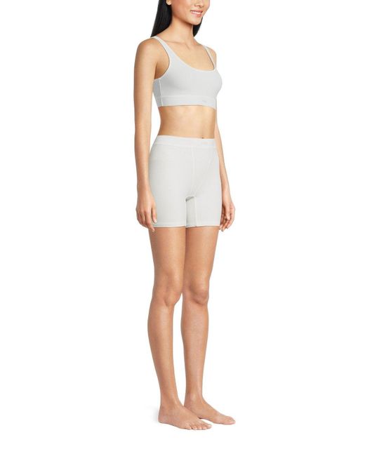 Sloggi White Ever Ease Cyclist Shorts