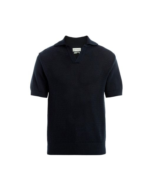 Oliver Spencer Black Men's Short Sleeve Penhale Polo Shirt for men