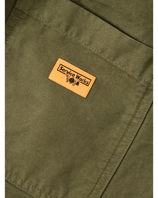 Service Works Green Classic Chef Pants for men