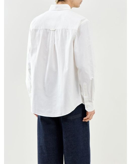 Farah White Button-Down Shirt for men