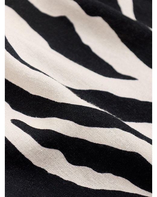 Vero Moda Black V-Neck T-Shirt Pattern