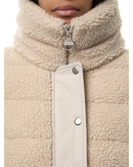 Barbour Natural B.Intl Franchesca Fleece Quilt