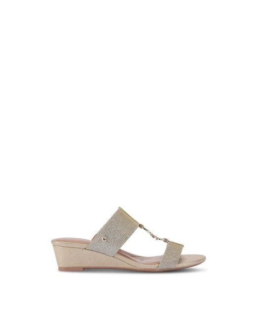 Carvela Kurt Geiger White Arletta Mid Wedge