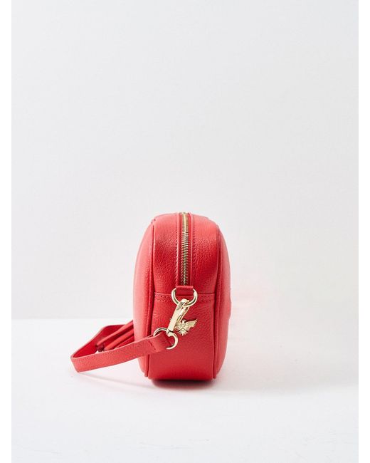 Apatchy London Red Tassel Crossbody Bag
